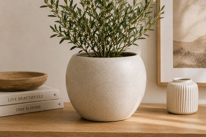 Donica ceramiczna – okrągła