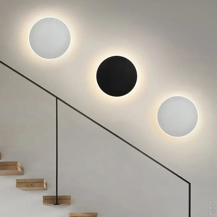 Ścienna lampa LED - Okrągły kształt