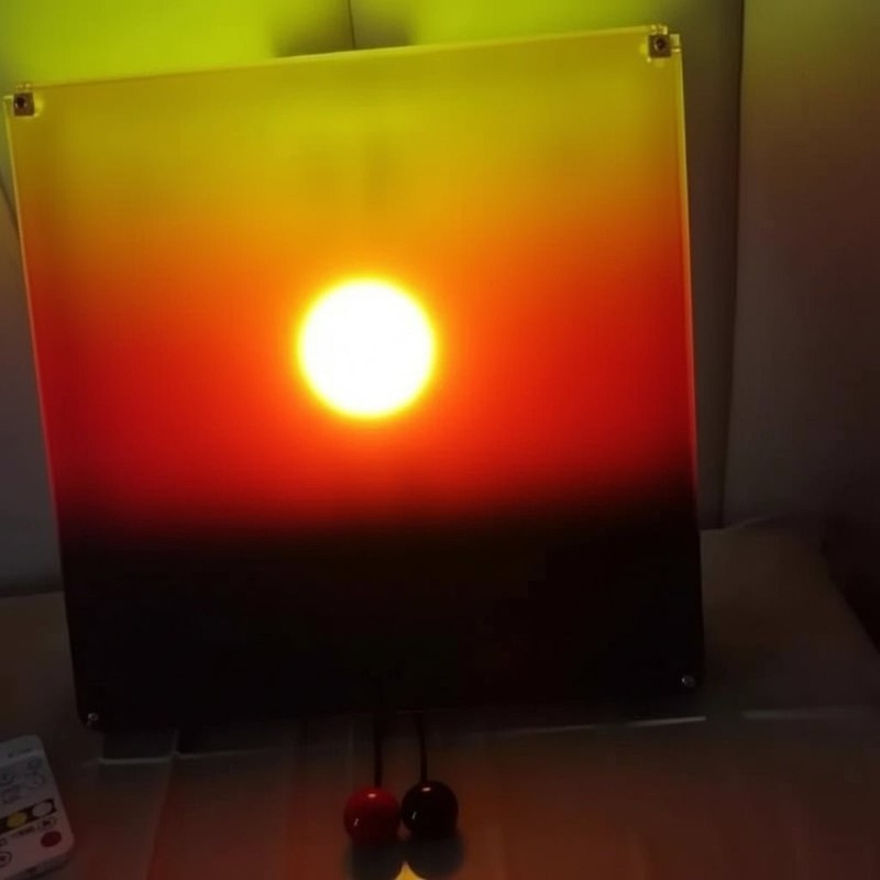 Ścienna lampa LED z funkcją zmiany kolorów