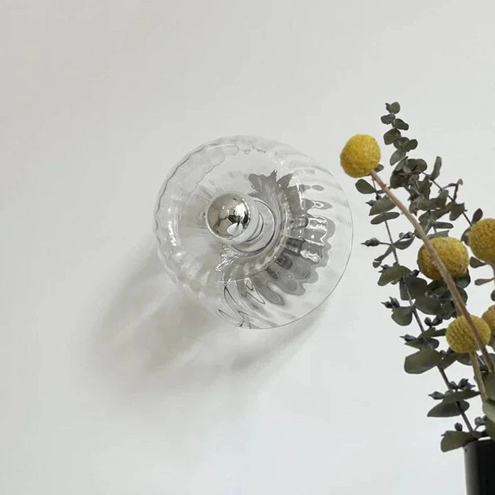 Lampa Ścienna - Styl Bauhaus z Przeźroczystym Szkłem