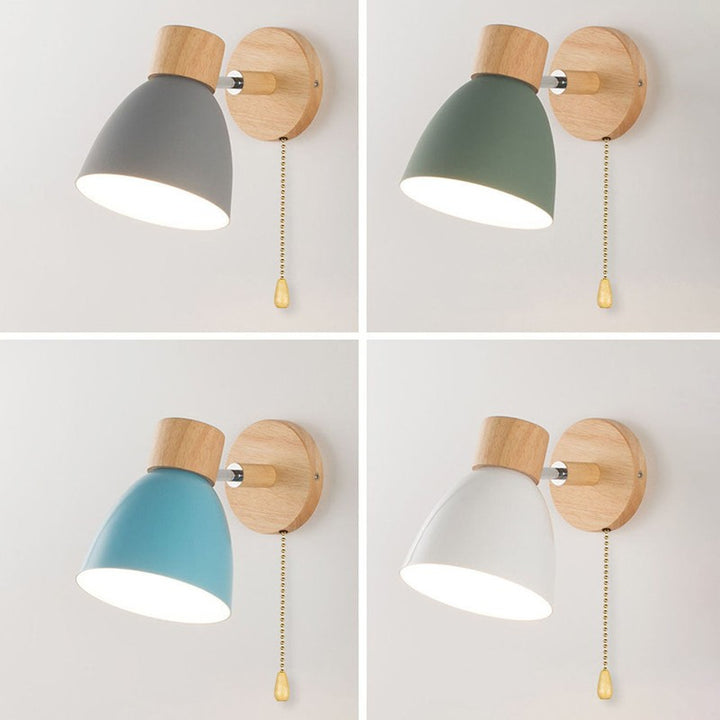 Lampa Ścienna z Abażurem Stożkowym