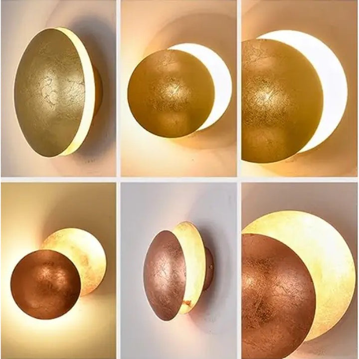 Lampa Ścienna z Obrotowym Kloszem - Skandynawski Styl