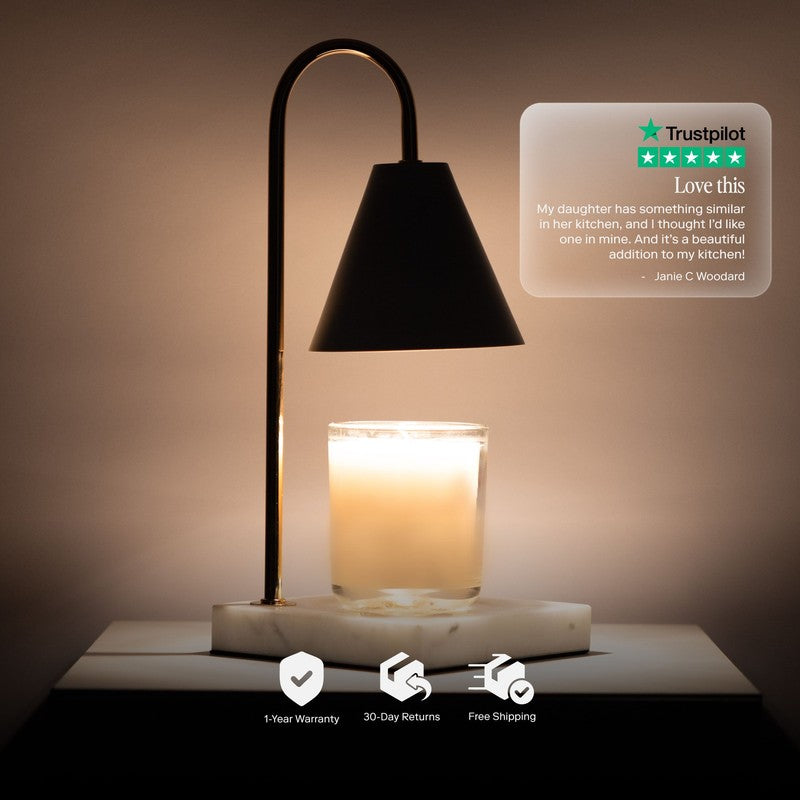 Lampa do podgrzewania świec z regulowanym timerem