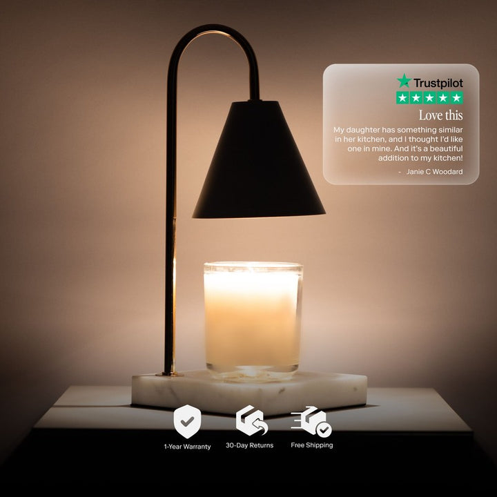 Lampa do podgrzewania świec z regulowanym timerem