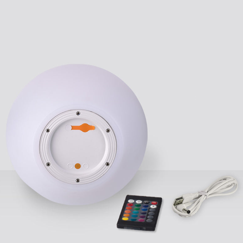 Lampa kula LED bezprzewodowa - Akumulatorowa, 16 kolorów, sterowana pilotem