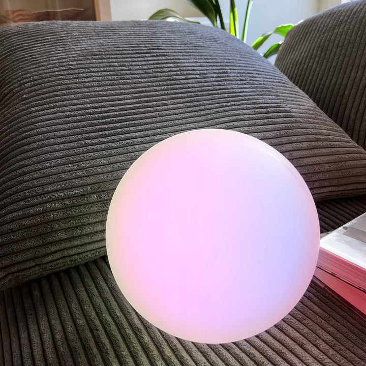 Lampa kula LED bezprzewodowa - Akumulatorowa, 16 kolorów, sterowana pilotem