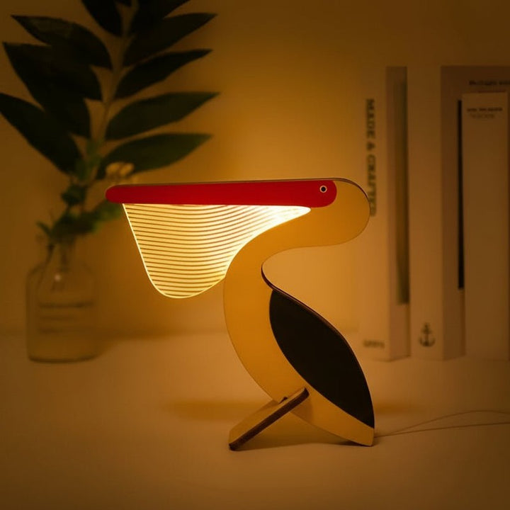 Lampa nocna LED dla dzieci - 2D wzór zwierząt