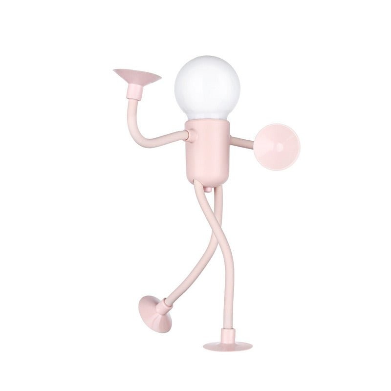 Lampa nocna LED z regulowanymi ramionami i nogami