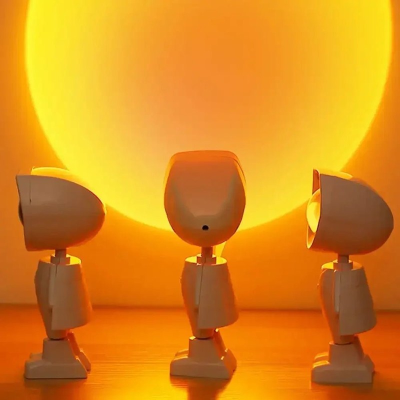 Lampa Projektor Światła - Astronauta Robot