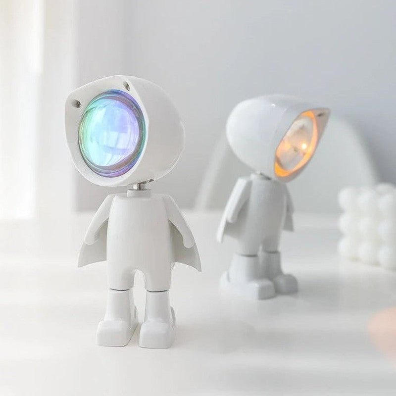 Lampa Projektor Światła - Astronauta Robot
