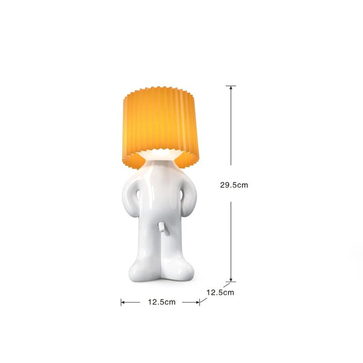Lampa stołowa dekoracyjna - Postać z abażurem