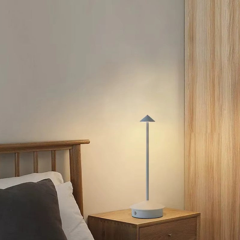 Lampa stołowa LED - Bezprzewodowa, dotykowa, z regulacją temperatury światła
