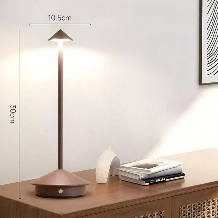 Lampa stołowa LED - Bezprzewodowa, dotykowa, z regulacją temperatury światła