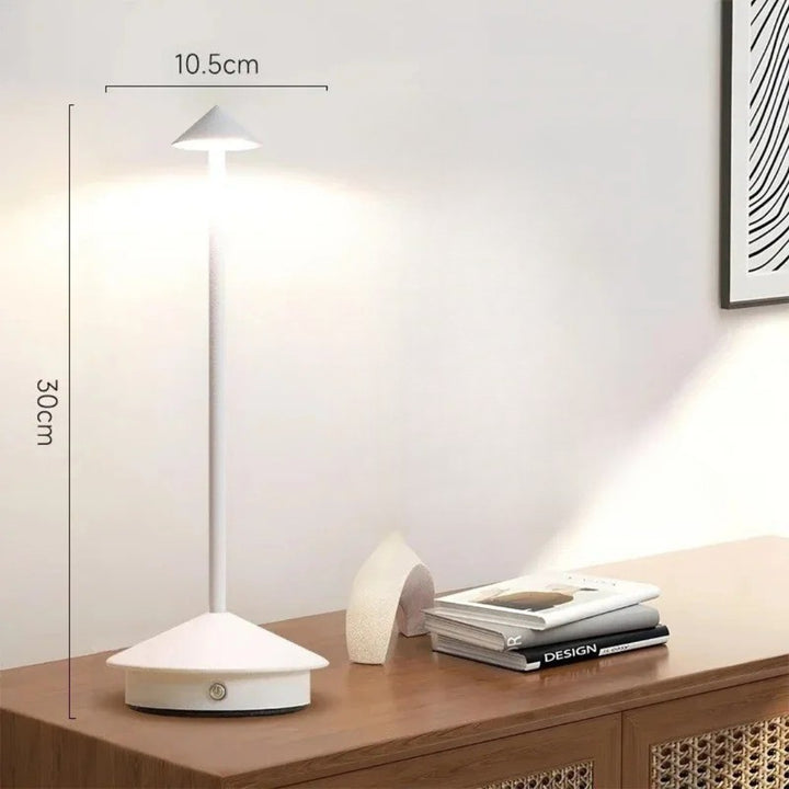 Lampa stołowa LED - Bezprzewodowa, dotykowa, z regulacją temperatury światła