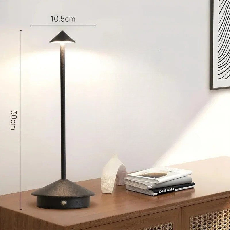 Lampa stołowa LED - Bezprzewodowa, dotykowa, z regulacją temperatury światła