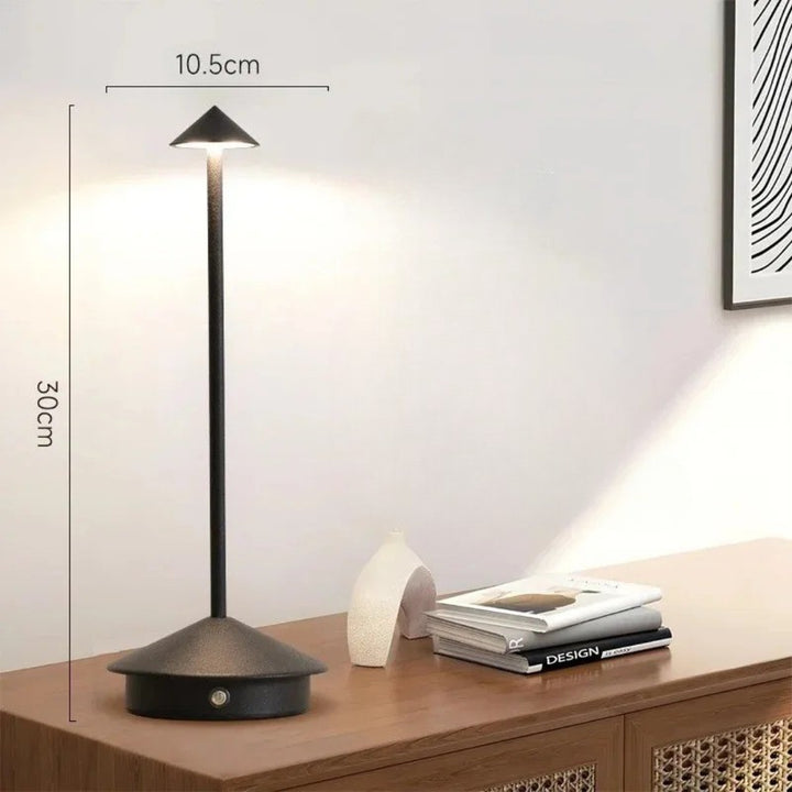Lampa stołowa LED - Bezprzewodowa, dotykowa, z regulacją temperatury światła