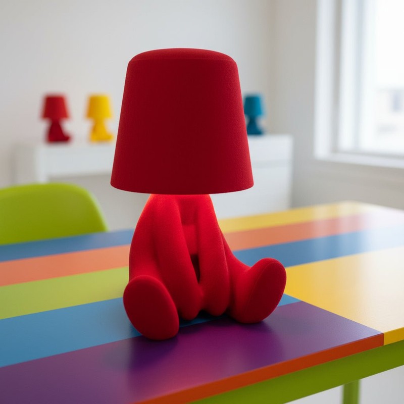 Lampa stołowa LED w kształcie ludzkiej figury