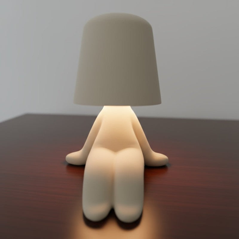 Lampa stołowa LED w kształcie ludzkiej figury