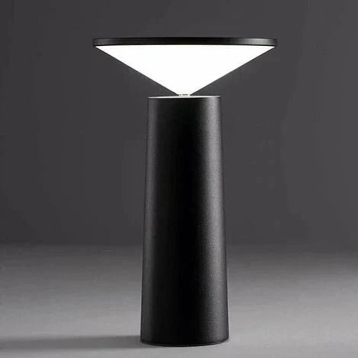 Lampa stołowa ORBITRAY - obrotowy klosz, regulowana jasność