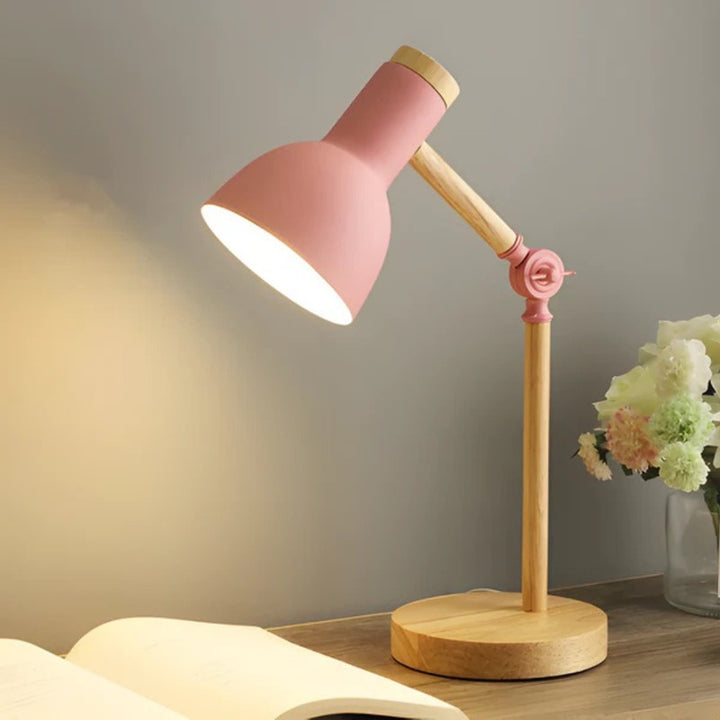 Lampa stołowa z regulowanym kloszem - LED