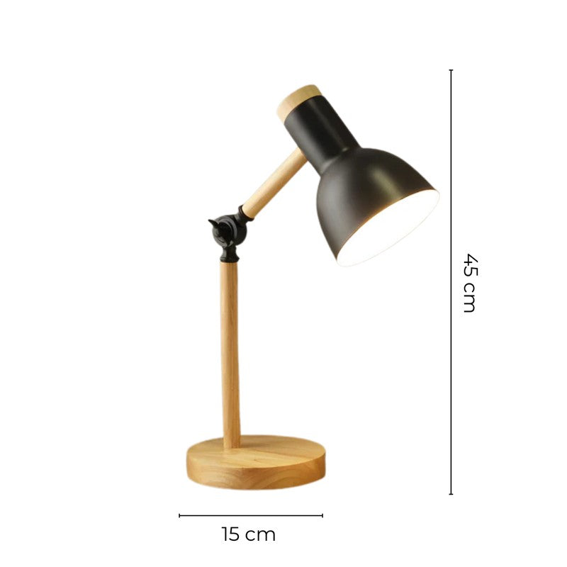 Lampa stołowa z regulowanym kloszem - LED