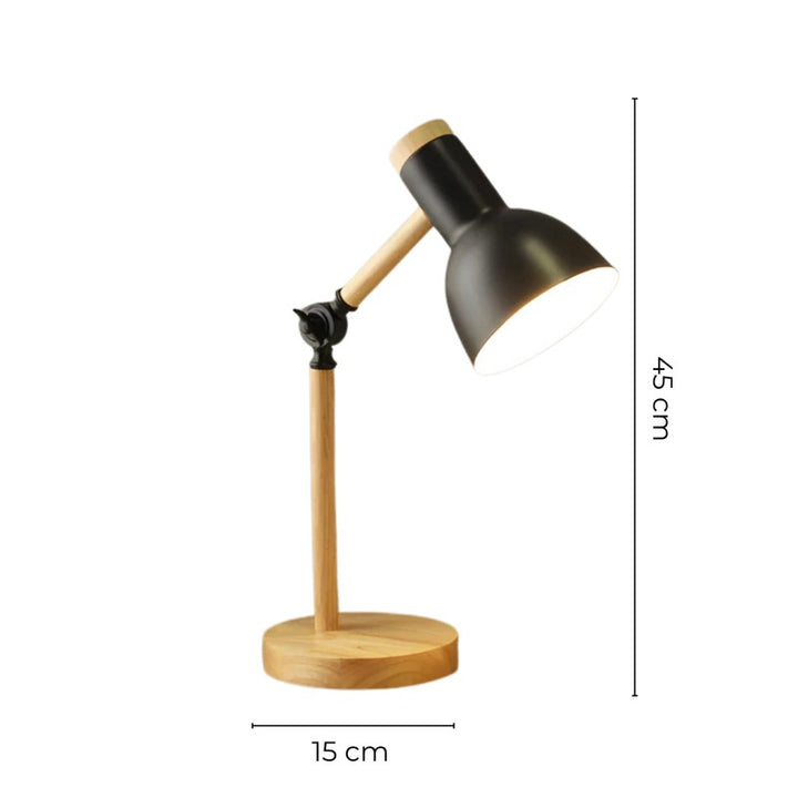 Lampa stołowa z regulowanym kloszem - LED