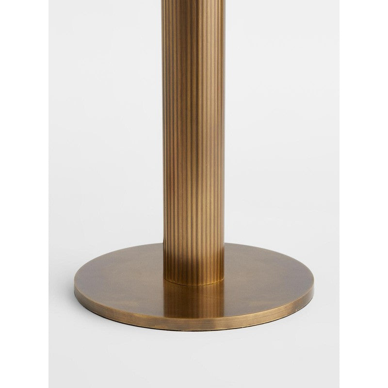 Lampa Stojąca Renato - Cylindryczny Abażur z Żłobkowaniem