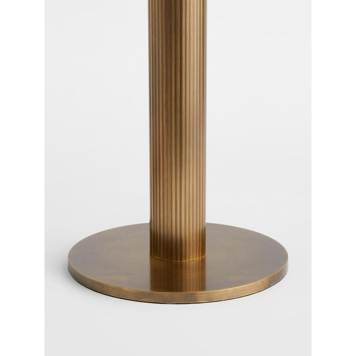 Lampa Stojąca Renato - Cylindryczny Abażur z Żłobkowaniem