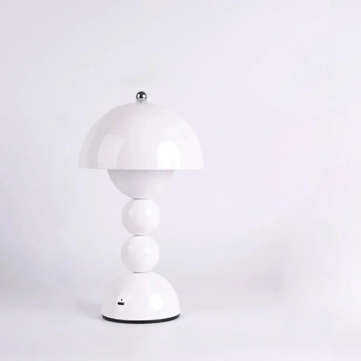 Lampa stołowa LED w kształcie grzybka - Akumulatorowa, dotykowa, ściemniana