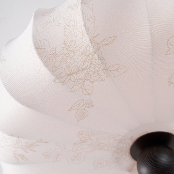 Lampa sufitowa Anela - segmentowany klosz z motywem botanicznym