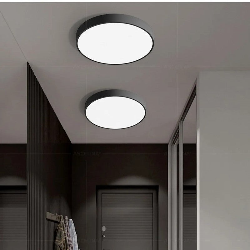 Lampa sufitowa LED - Okrągły kształt bębna z regulacją światła