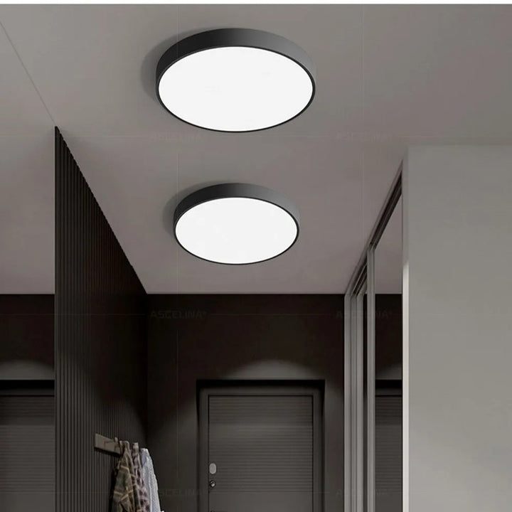 Lampa sufitowa LED - Okrągły kształt bębna z regulacją światła