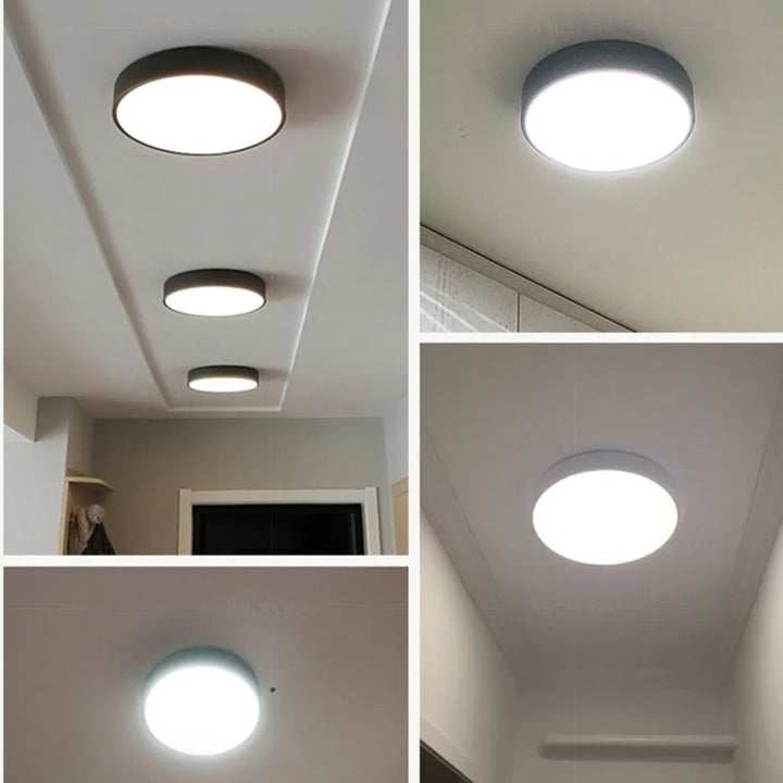 Lampa sufitowa LED - Okrągły kształt bębna z regulacją światła
