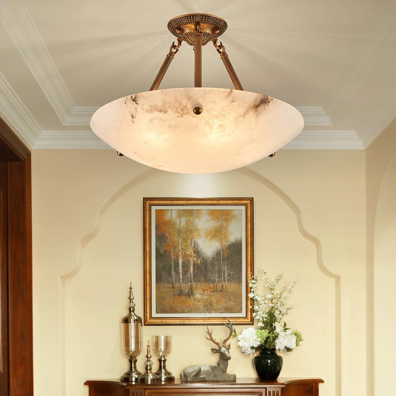 Lampa Sufitowa Półkinkietowa - Klasyczna