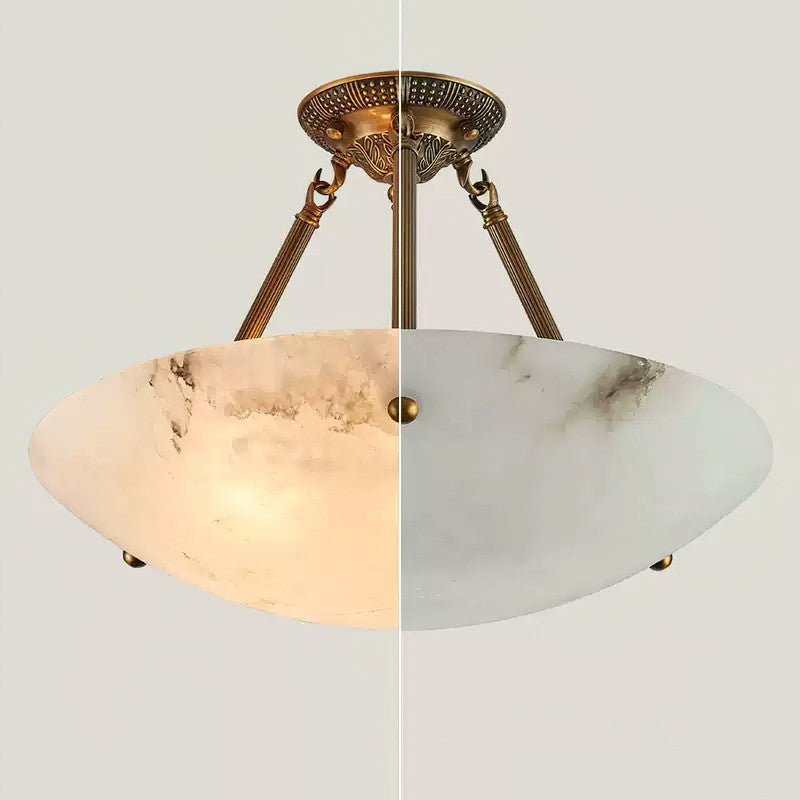 Lampa Sufitowa Półkinkietowa - Klasyczna