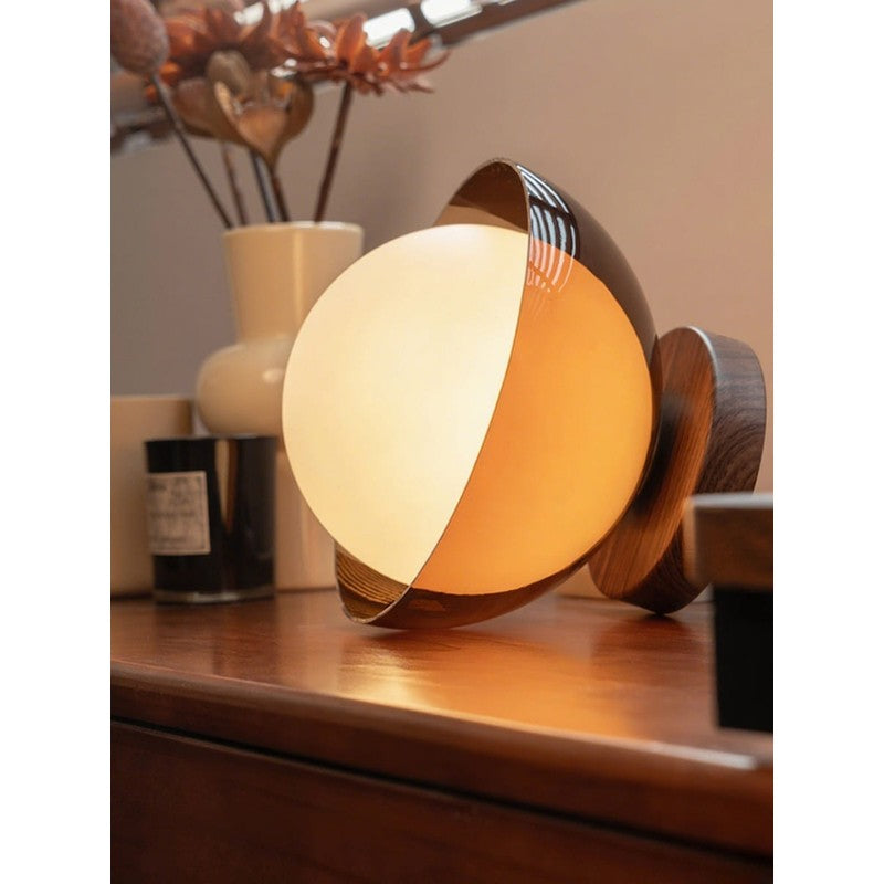 Lampa sufitowa plafon kopułowy z kloszem kulistym