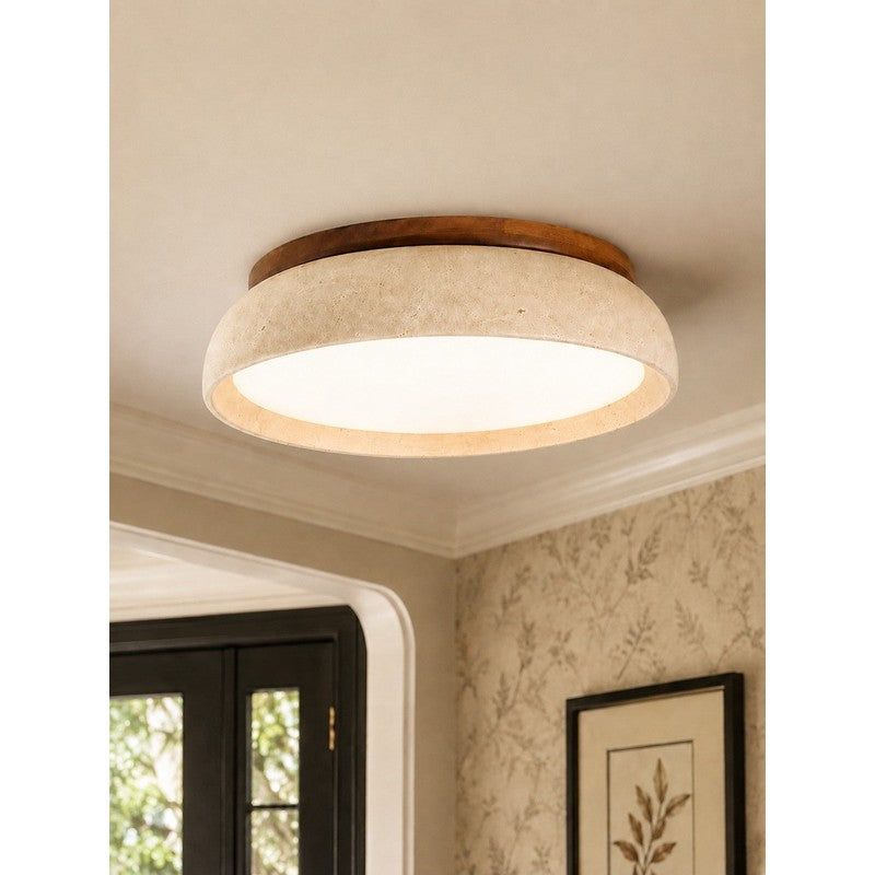 Lampa Sufitowa z Okrągłym Abażurem - Sufitowa z Dyskami