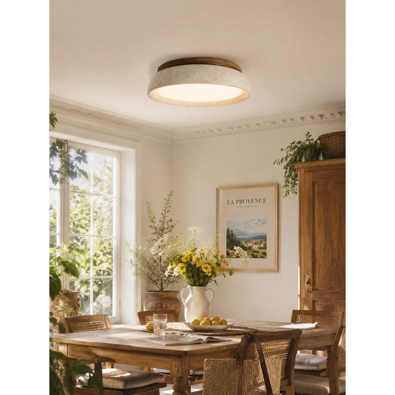 Lampa Sufitowa z Okrągłym Abażurem - Sufitowa z Dyskami