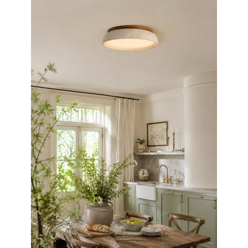 Lampa Sufitowa z Okrągłym Abażurem - Sufitowa z Dyskami
