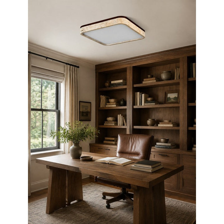 Lampa Sufitowa z Okrągłym Abażurem - Sufitowa z Dyskami