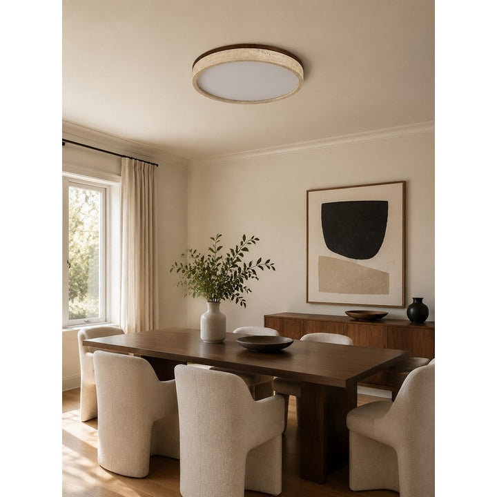 Lampa Sufitowa z Okrągłym Abażurem - Sufitowa z Dyskami