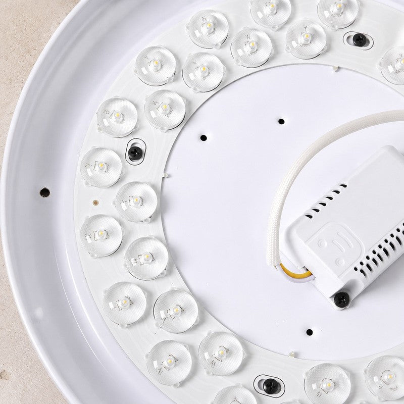 Lampa Sufitowa z Okrągłym Abażurem - Sufitowa z Dyskami