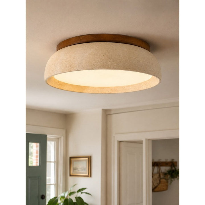 Lampa Sufitowa z Okrągłym Abażurem - Sufitowa z Dyskami