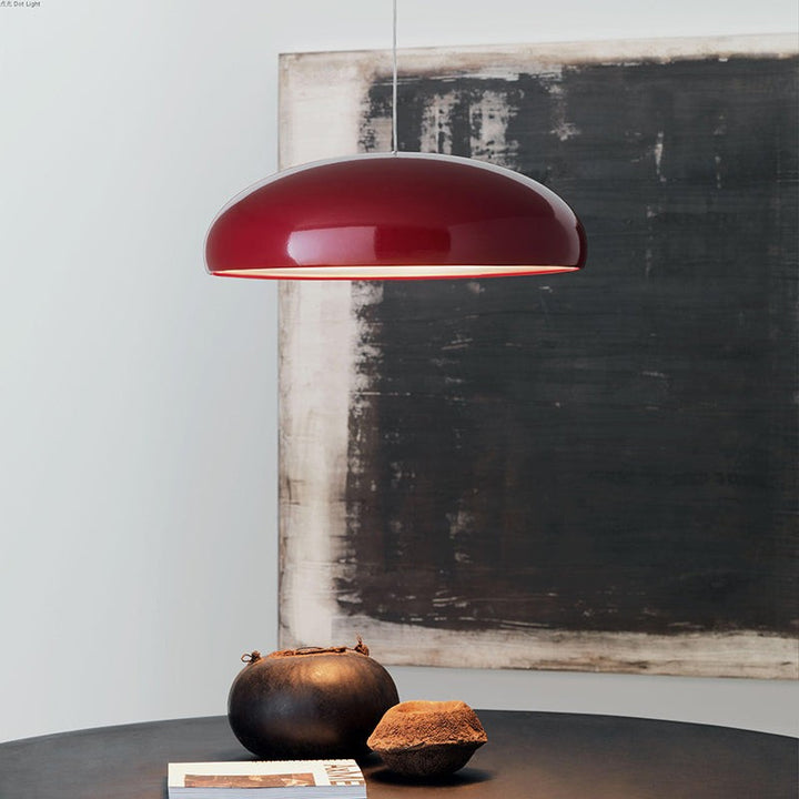 Lampa Wisząca Arisha - Kopułowy Abażur z Jednym Kablem