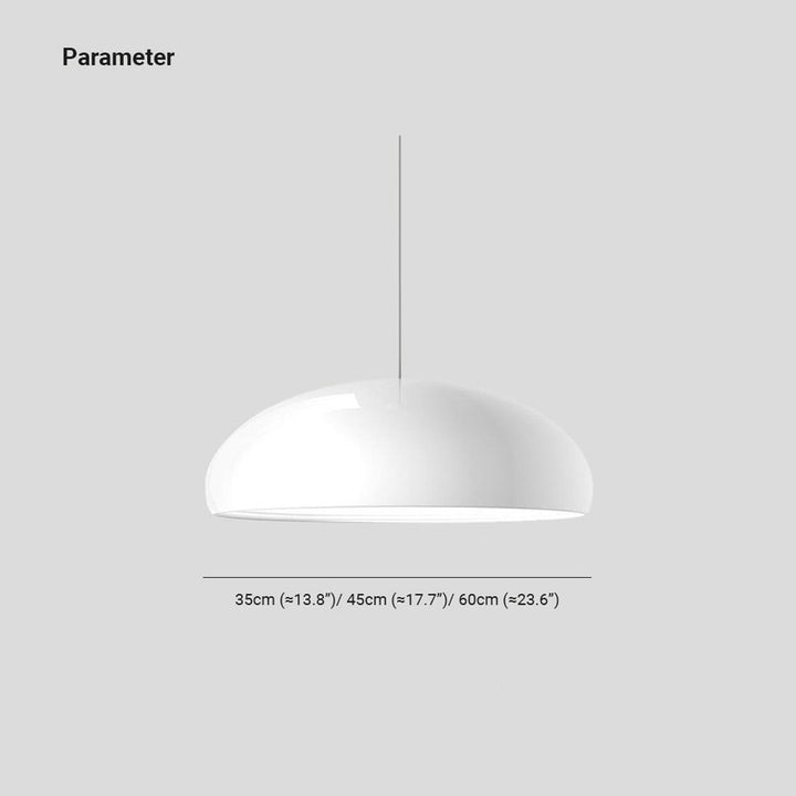 Lampa Wisząca Arisha - Kopułowy Abażur z Jednym Kablem