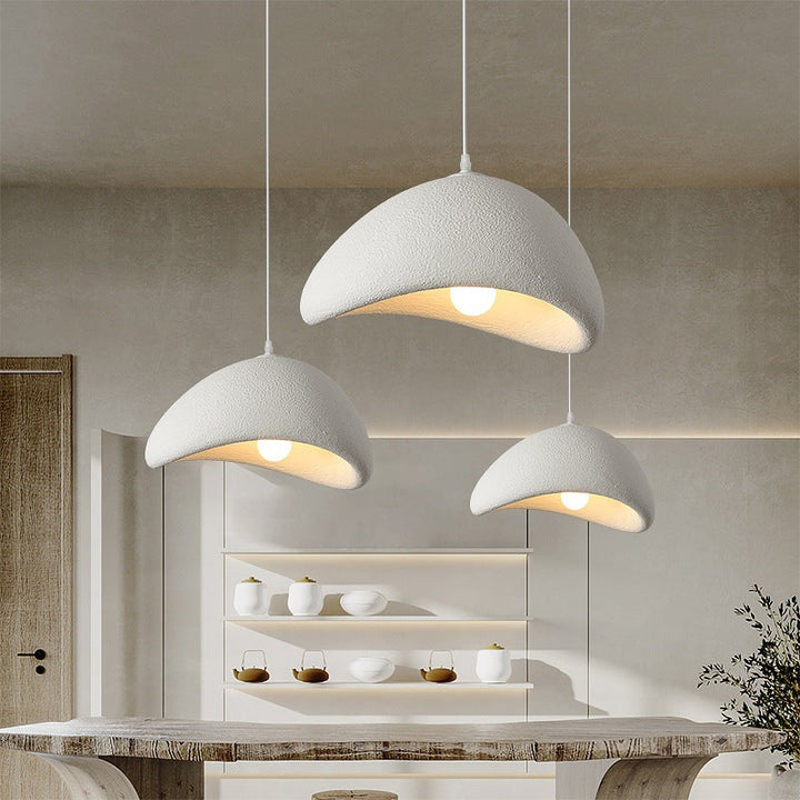 Lampa Wisząca Japandi - Asymetryczna Kopuła