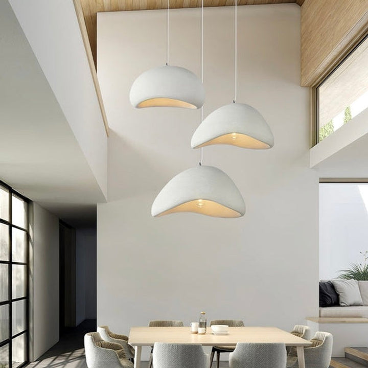 Lampa Wisząca Japandi - Asymetryczna Kopuła