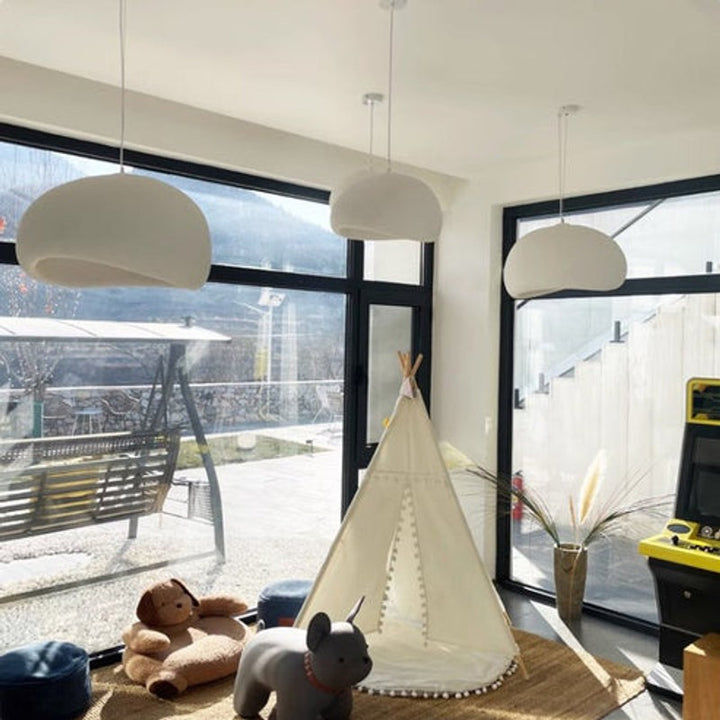 Lampa Wisząca Japandi - Asymetryczna Kopuła
