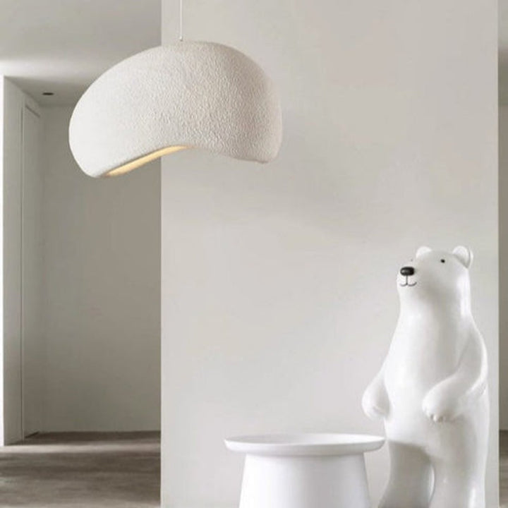 Lampa Wisząca Japandi - Asymetryczna Kopuła