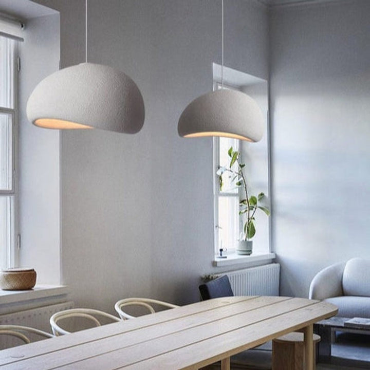Lampa Wisząca Japandi - Asymetryczna Kopuła
